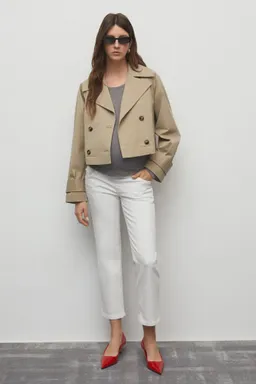 Jeans rectos premamá de Mango en Pantalones para argentina