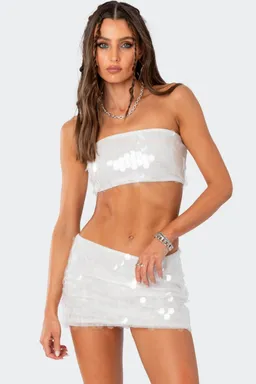 Top bandeau lentejuelas tink de Edikted en Swimwear y Beachwear para argentina