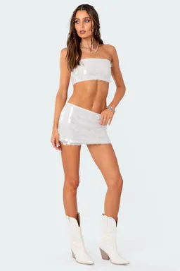 Top bandeau lentejuelas tink de Edikted en Swimwear y Beachwear para argentina