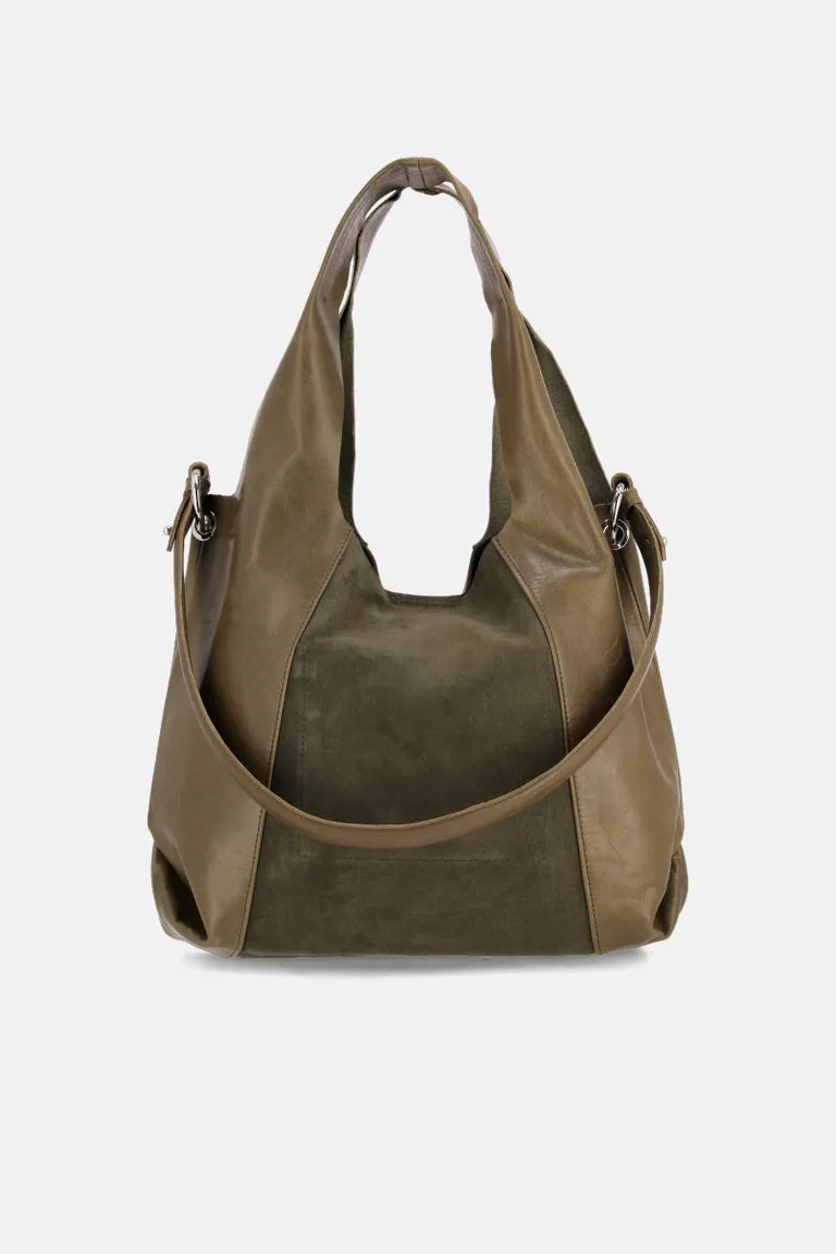 Cartera amplia con asa para hombro y diseño de líneas relajadas de Justaosadia en Bolsos y Carteras para argentina