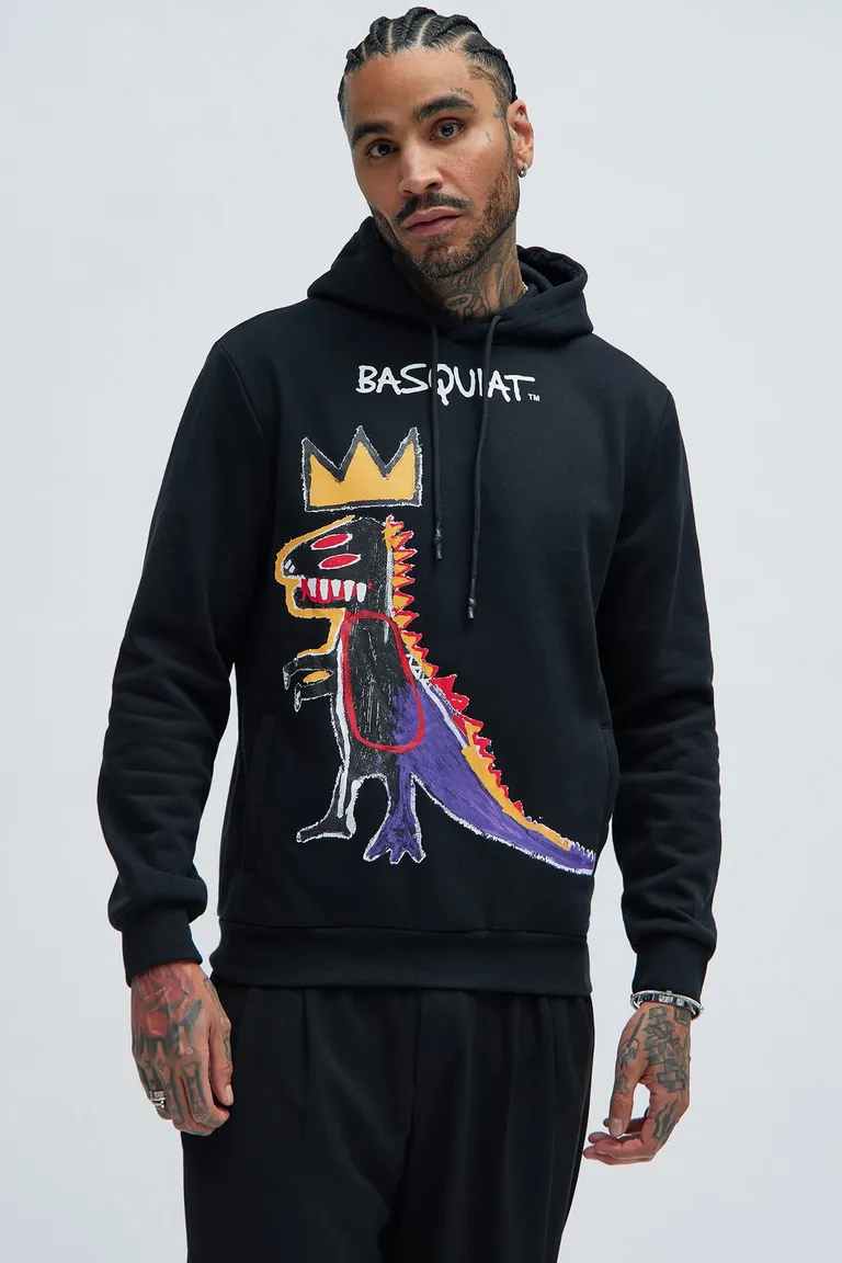 Buzo basquiat dinosaurio negro de Fashion Nova en Buzos y Sweaters para argentina