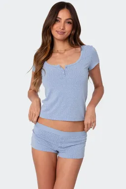 Top henley estampado lorelei de Edikted en Tops para argentina