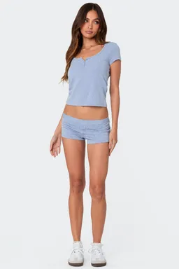 Top henley estampado lorelei de Edikted en Tops para argentina