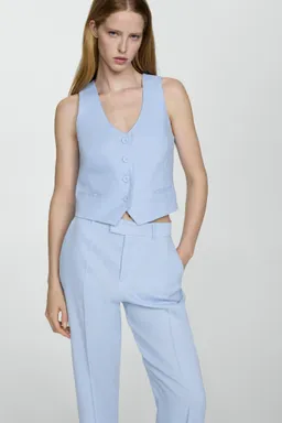 Chaleco traje lino de Mango en Chalecos para argentina