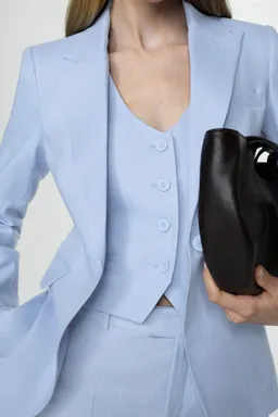 Chaleco traje lino de Mango en Chalecos para argentina