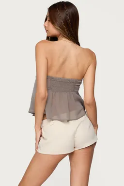 Top babydoll lenie strapless de Edikted en Tops para argentina