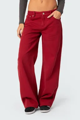 Roman jeans tiro bajo slouchy de Edikted en Pantalones para argentina