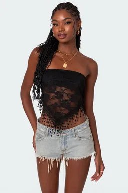 Top india strapless encaje de Edikted en Tops para argentina