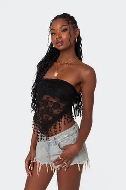 Top india strapless encaje de Edikted en Tops para argentina