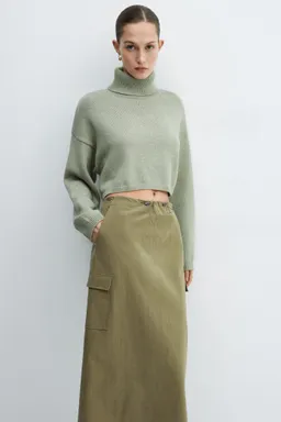 Falda midi bolsillos cargo de Mango en Faldas para argentina
