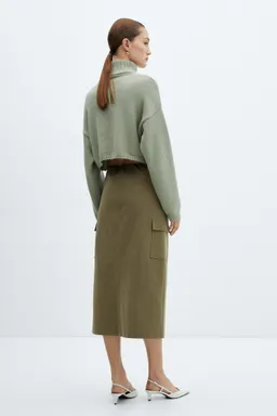 Falda midi bolsillos cargo de Mango en Faldas para argentina