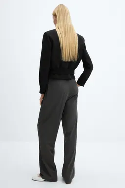 Pantalón pinzas wideleg de Mango en Pantalones para argentina