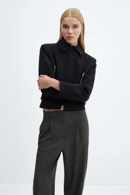 Pantalón pinzas wideleg de Mango en Pantalones para argentina