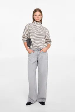Remera rayas cuello alto de Mango Teen en Buzos y Sweaters para argentina