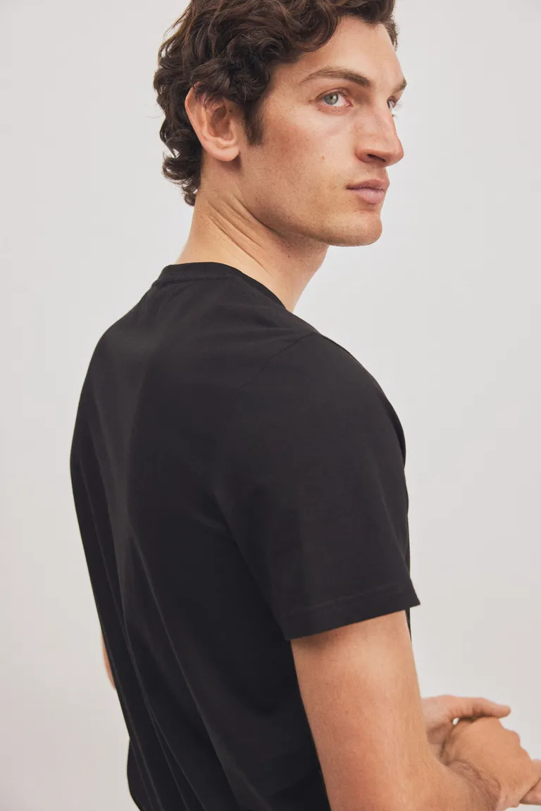 Remera algodón pima slim fit de H&M en Remeras y Polos para argentina