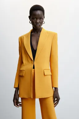 Pantalón traje bordado de Mango en Pantalones para argentina