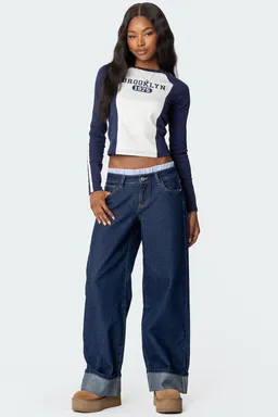 Remera manga larga brooklyn raglan de Edikted en Remeras para argentina