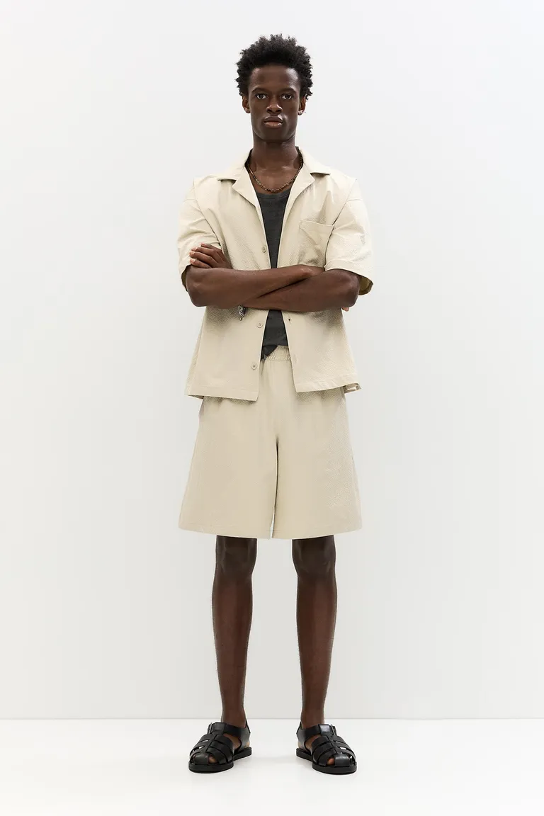 Bermuda jogger seersucker de Pull&Bear en Bermudas y Shorts para argentina