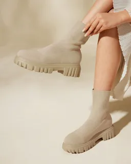 Basics botas calcetín plataforma mujer de Cuccoo en Botas y Botinetas para argentina