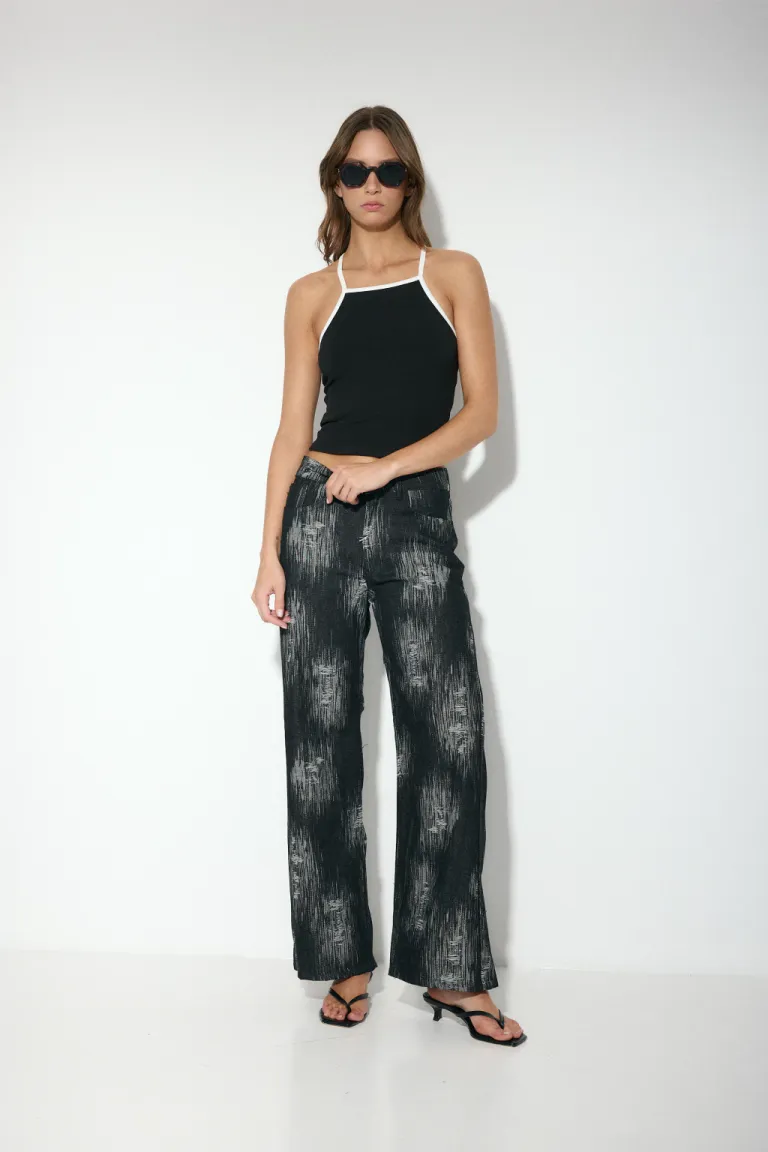 Top sin mangas negro con espalda deportiva - Musculosa combinada amanda ac de Audaz en Tops para argentina