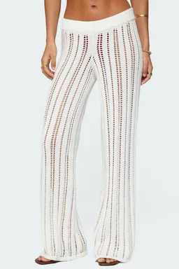 Pantalón tejido calado echo de Edikted en Pantalones para argentina