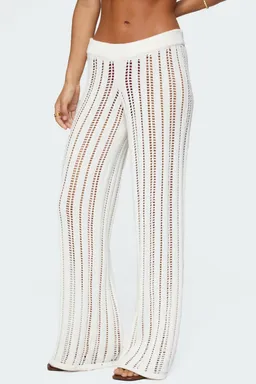 Pantalón tejido calado echo de Edikted en Pantalones para argentina