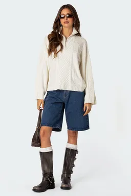Sweater oversize con cierre de Edikted en Buzos y Sweaters para argentina
