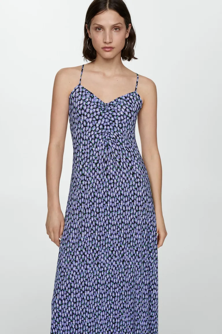 Vestido largo estampado de Mango en Vestidos para argentina