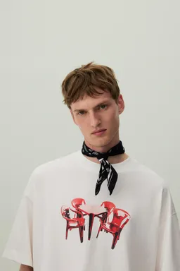 Camiseta boxy estampada de Lefties en Remeras y Polos para argentina