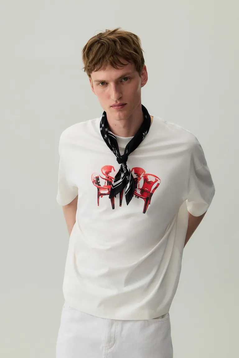 Camiseta boxy estampada de Lefties en Remeras y Polos para argentina