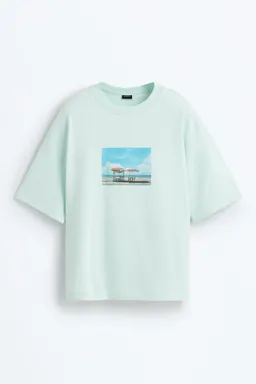 Camiseta boxy estampada de Lefties en Remeras y Polos para argentina