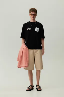 Camiseta boxy estampada de Lefties en Remeras y Polos para argentina