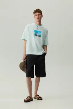 Camiseta boxy estampada de Lefties en Remeras y Polos para argentina
