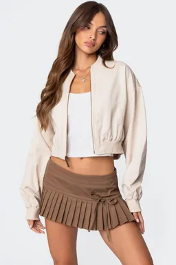 Campera bomber corta zarria de Edikted en Chaquetas para argentina