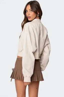 Campera bomber corta zarria de Edikted en Chaquetas para argentina