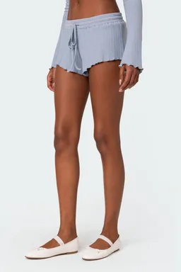 Shorts rib canalé cozy de Edikted en Shorts para argentina