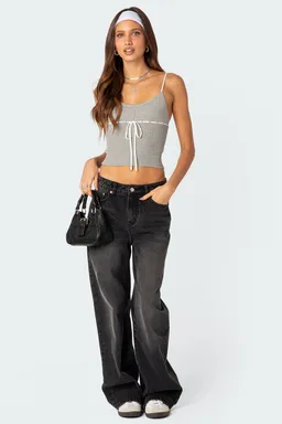 Musculosa tejida emily de Edikted en Tops para argentina