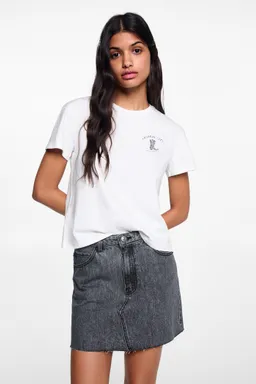 Remera estampada algodón de Mango Teen en Remeras para argentina
