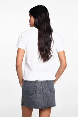 Remera estampada algodón de Mango Teen en Remeras para argentina