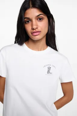 Remera estampada algodón de Mango Teen en Remeras para argentina