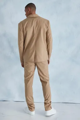 Saco de traje boxy oversized con cierre de Boohooman en Abrigos y Camperas para argentina