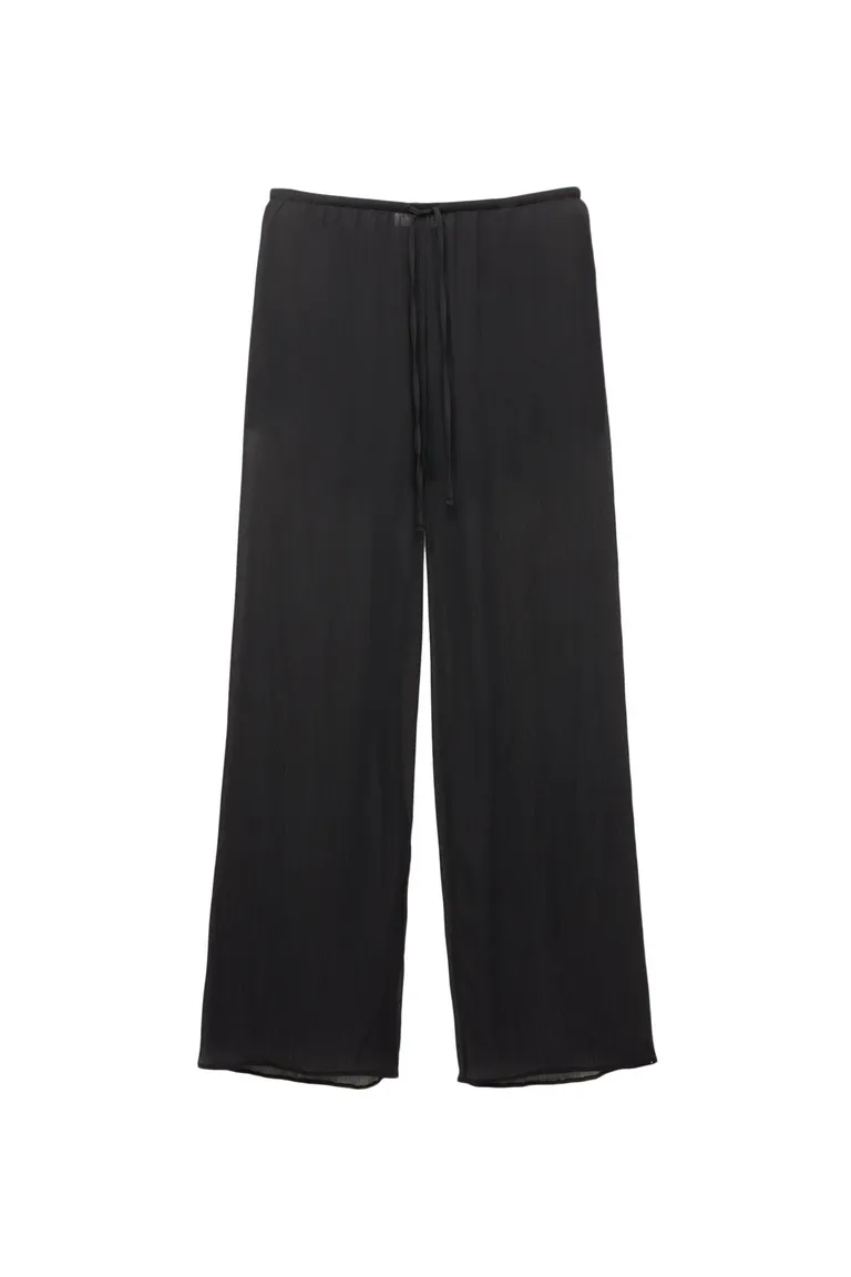Pantalón fluido semitransparente de Pull&Bear en Pantalones para argentina