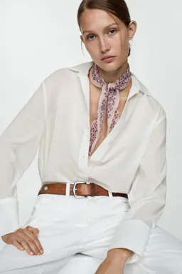 Camisa liviana algodón de Mango en Camisas para argentina