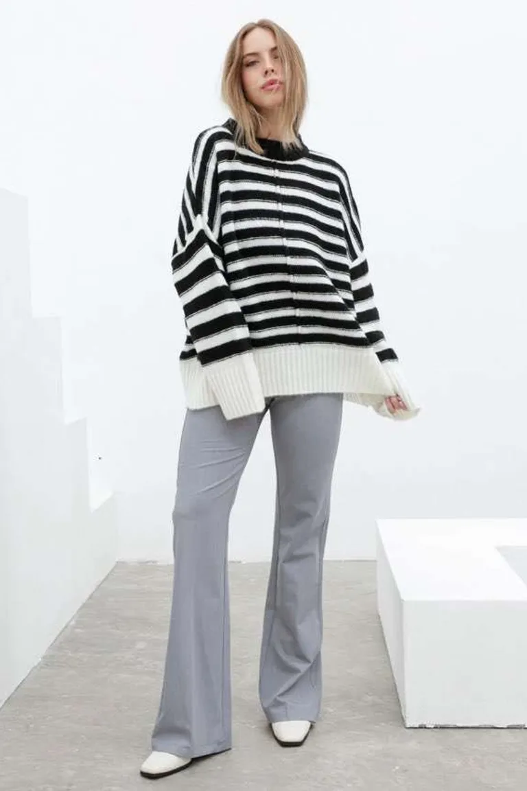 Sweater Oversize Rayado de Hesed en Buzos y Sweaters para argentina