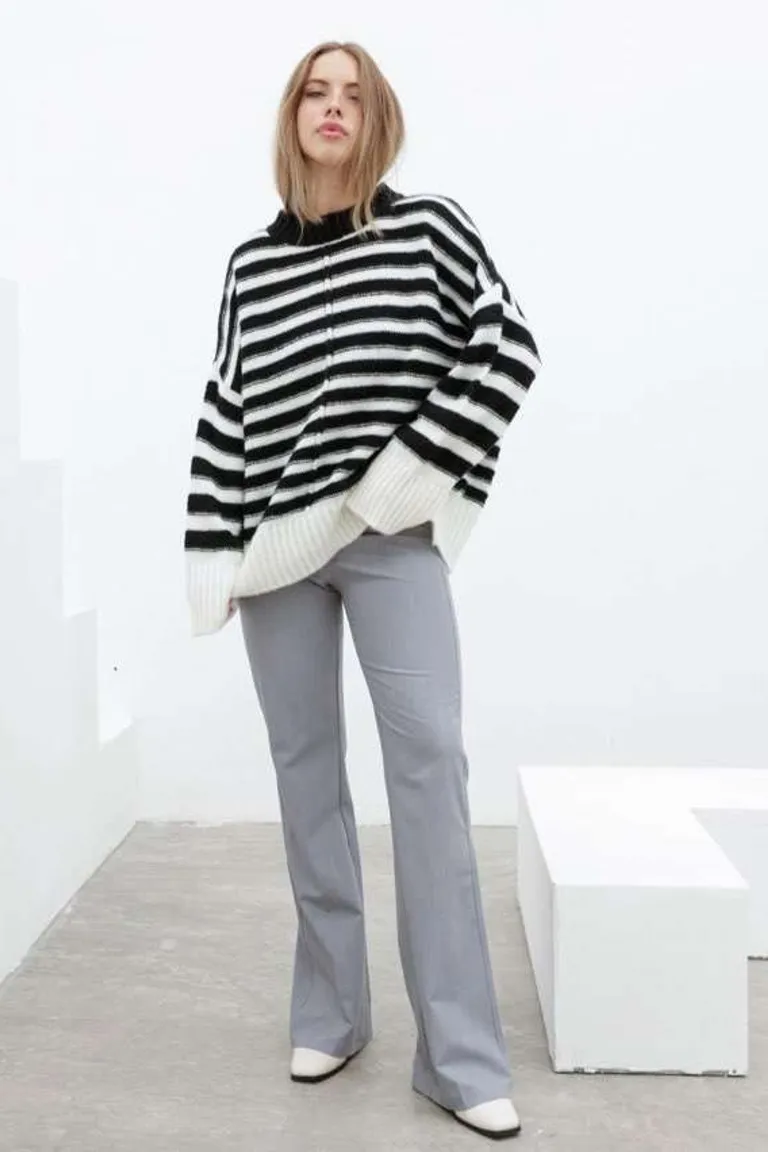 Sweater Oversize Rayado de Hesed en Buzos y Sweaters para argentina