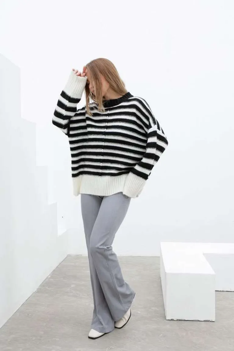 Sweater Oversize Rayado de Hesed en Buzos y Sweaters para argentina