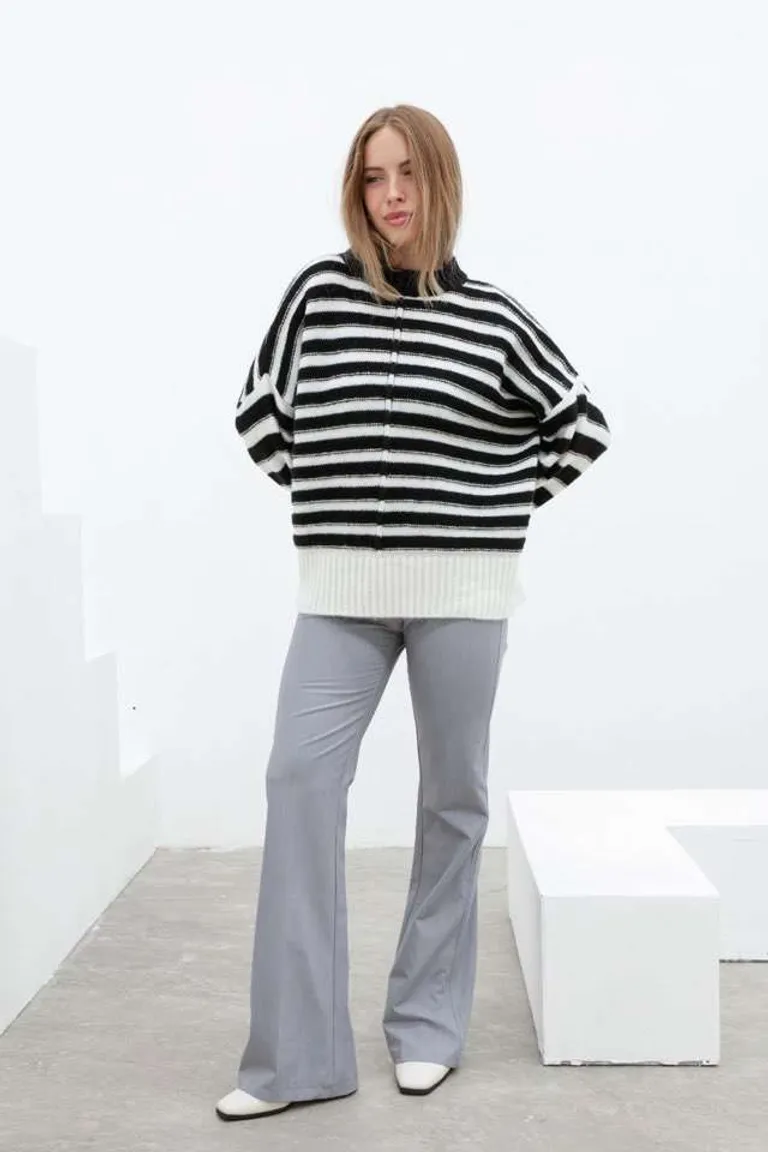 Sweater Oversize Rayado de Hesed en Buzos y Sweaters para argentina