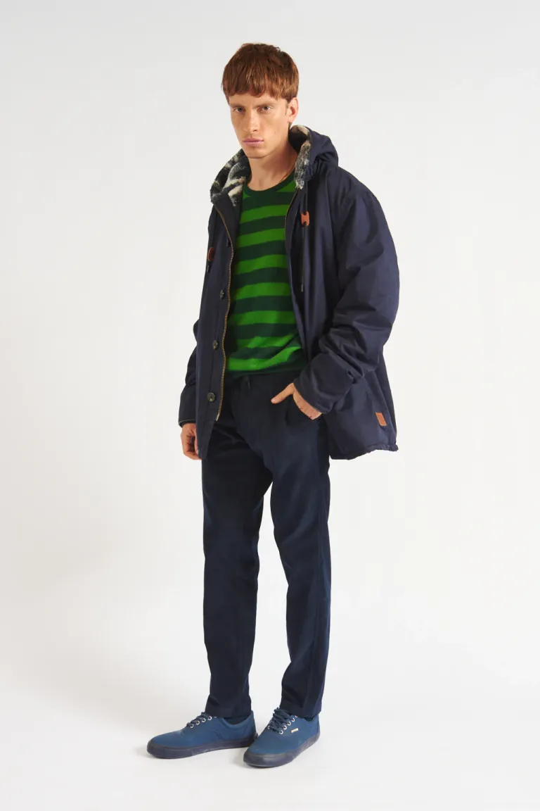 Parka con capucha cierre frontal y botones para hombre de Bensimon en Abrigos y Camperas para argentina