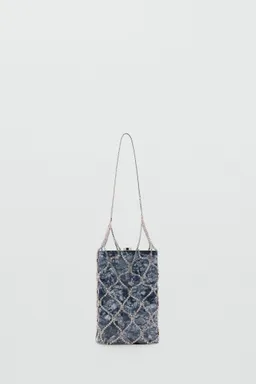 Bolso mano con cristales de Mango en Bolsos y Carteras para argentina