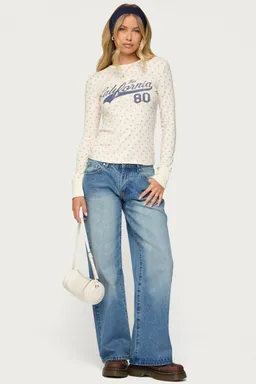 Remera cali floral manga larga de Edikted en Buzos y Sweaters para argentina